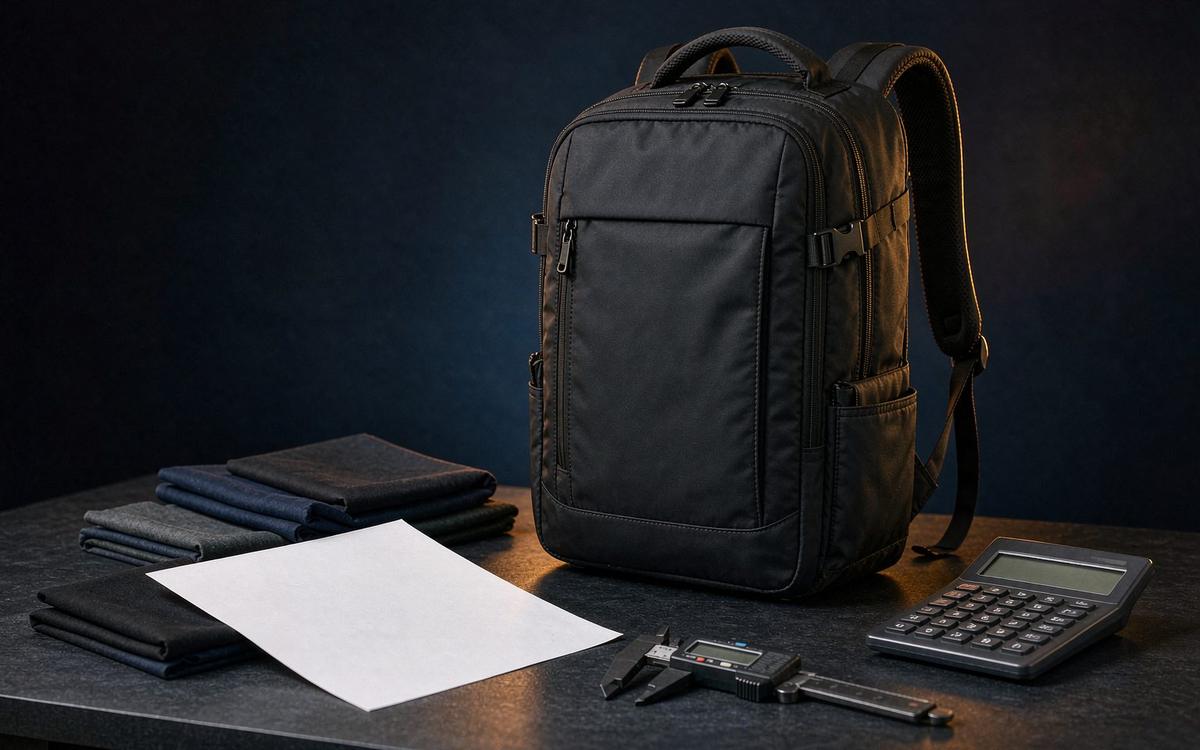 A custom bag from the pilot run — Kickstarter Returns and Replacements