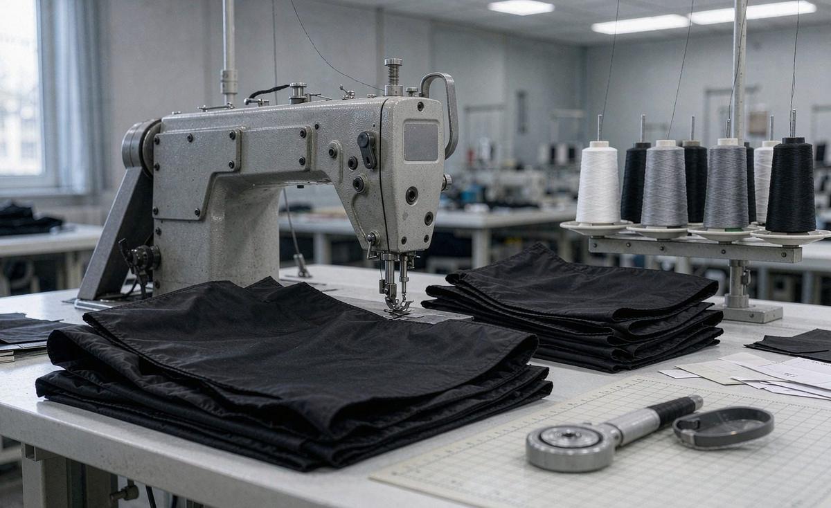 A custom bag from the pilot run — Small Batch Bag QC