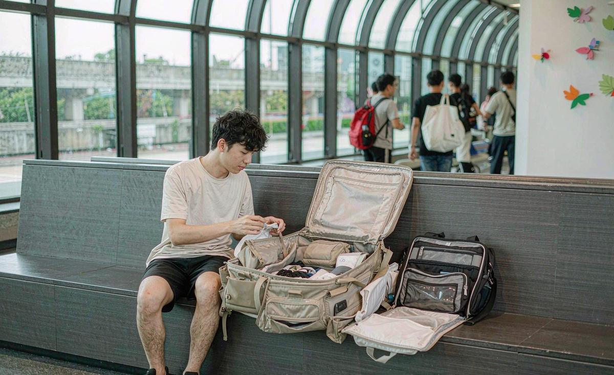 A backpack from the pilot run — Bag Material Testing