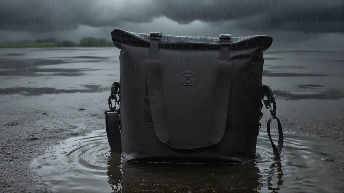 A tote bag from the pilot run — Kickstarter Book Totes