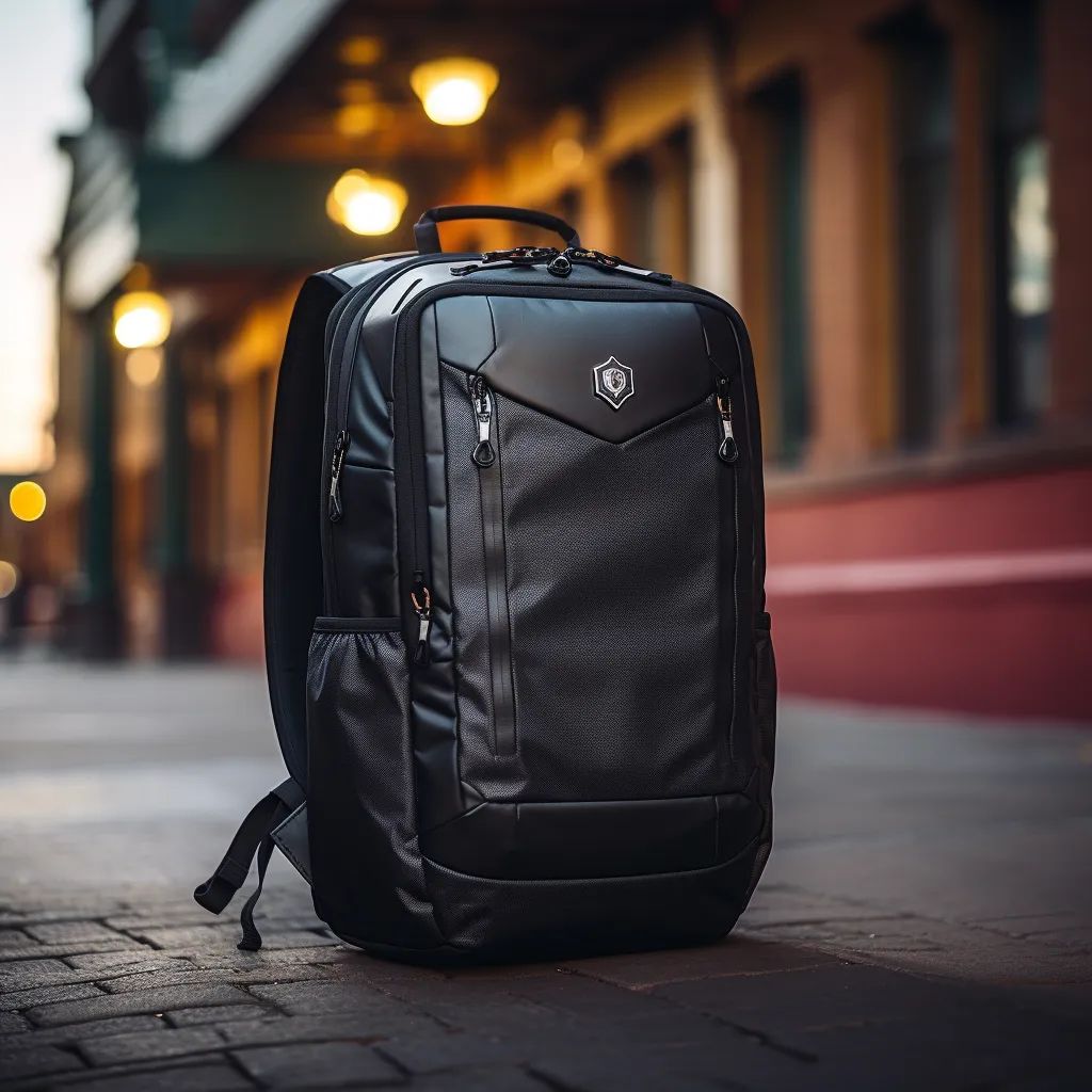 A backpack from the pilot run — Kickstarter Bag Mockup